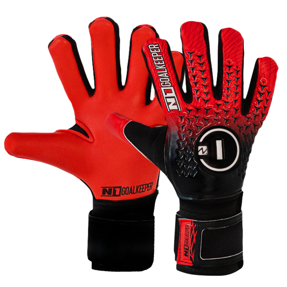 Red and black goalkeeper gloves online