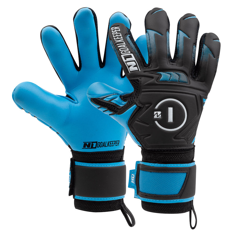 Blue goalie gloves on sale