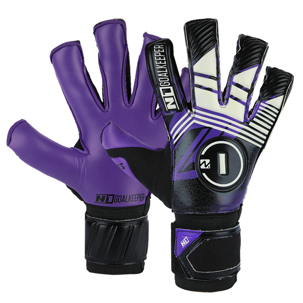 Purple goalkeeper gloves on sale